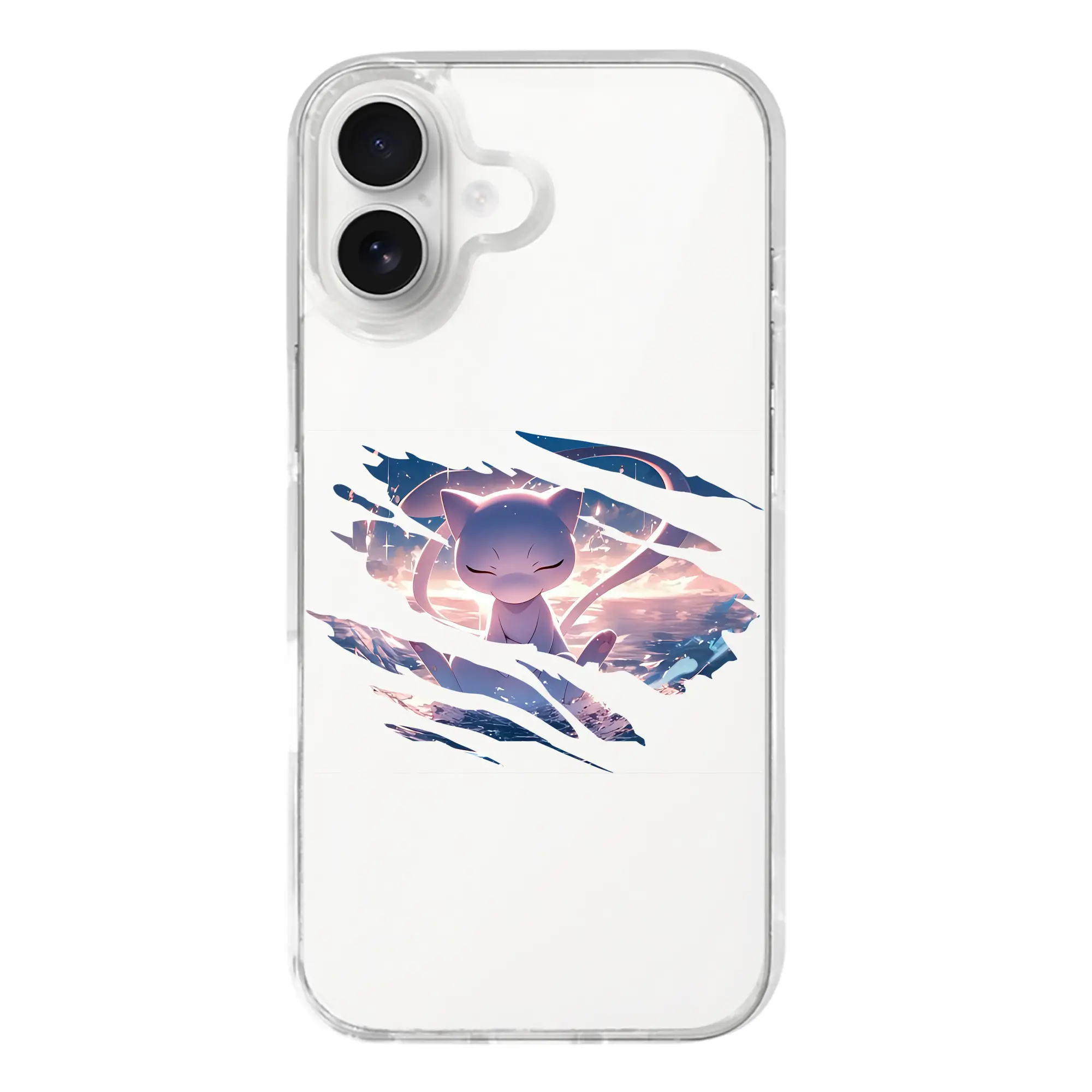 ポケモン グッズ,ミュウ - iPhone 17シリーズ 透明スマホケース – 薄型・耐衝撃・精密フィット保護カバー